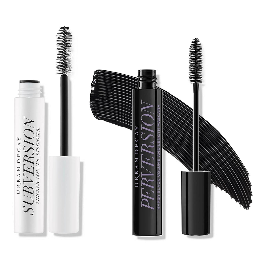 Urban Decay Perversion Mascara & Subversion Eyelash Primer Bundle - Volumizing & Lengthening - Bold Lash Effect