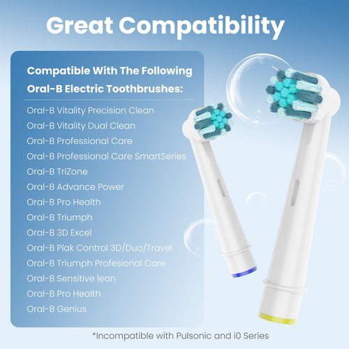 16pcs Kids Replacement Heads Compatible with Braun Oral B Kids Electric Toothbrush, Ultra Soft Bristles