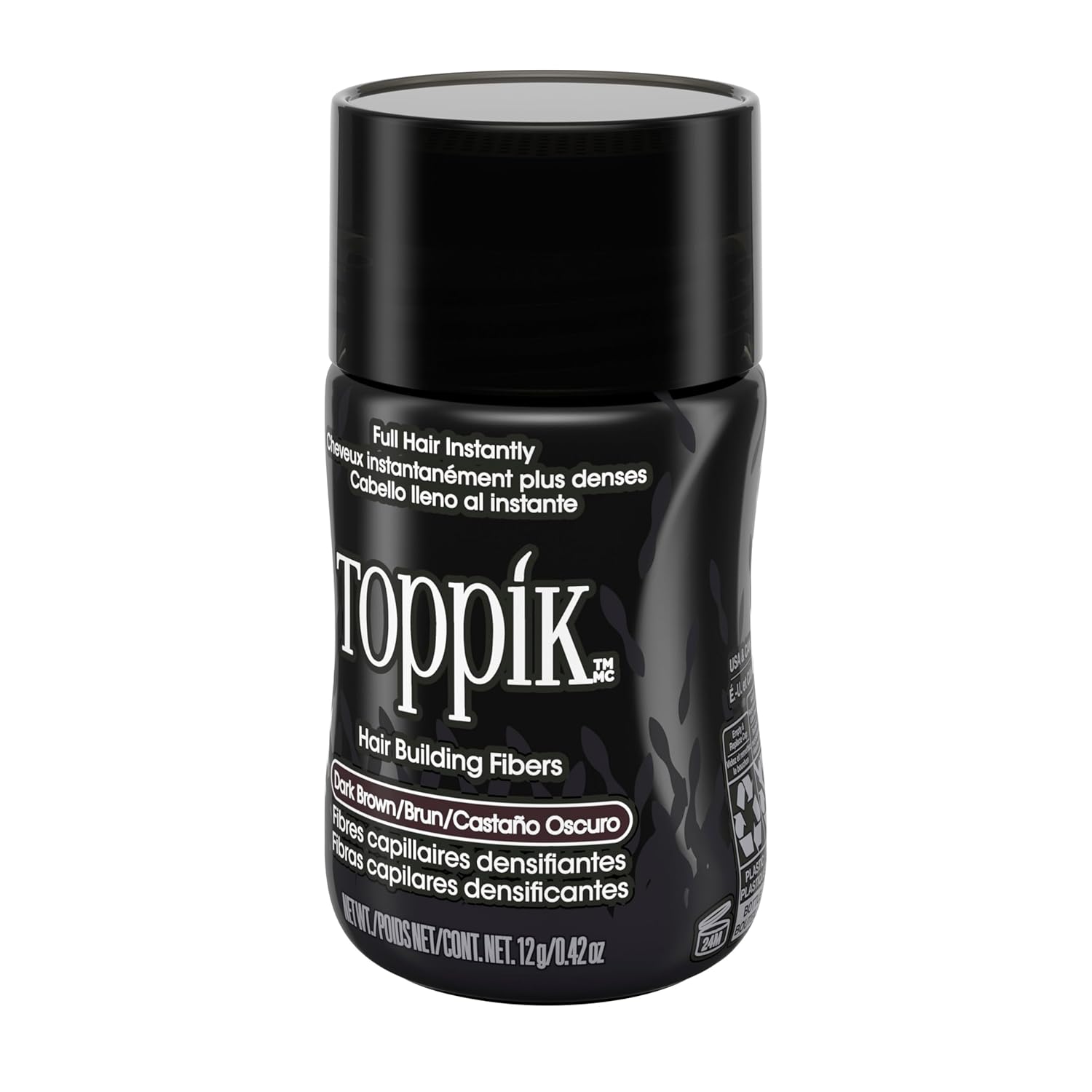 Toppik Hair Building Fibers - Instantly Thicker, Fuller Hair | 9 Shades Available in 4 Sizes