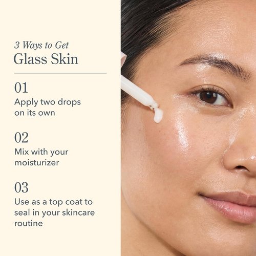 Beekman 1802 Goat Milk Glow Routine - Oh! Mega Milky Facial Oil & Bloom Cream Moisturizer Set