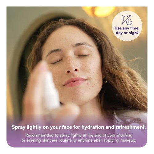 Regine Switzerland Lavender Mist Spray - 100% Natural Hydrating Mister for Face, Body & Hair | Calming Sleep Aid, 2 oz