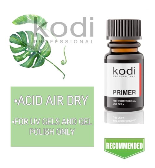 Kodi Professional Acid Nail Primer - Dehydrator Gel for Acrylic & Gel Nails | 10ml (0.33 oz)