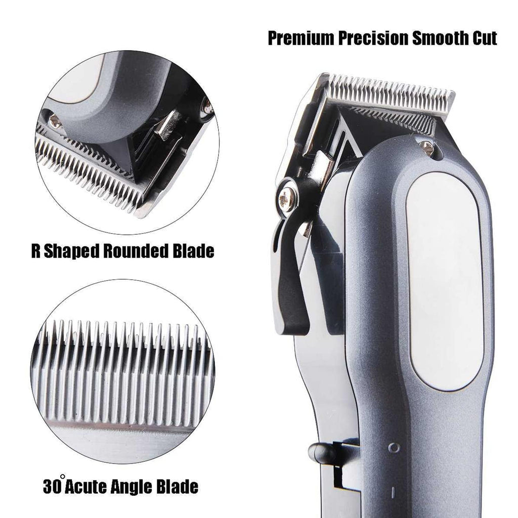 YAZIYIR Professional Cordless Hair Clipper for Men, LED, Rechargeable Cord/Cordless Haircutting & Trimming Kit for Heads, Beards & All Body Grooming