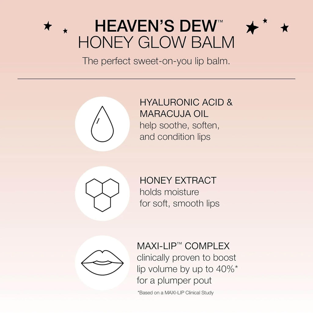 Stila Heaven’s Dew Honey Glow Balm - Hydrating Tinted Lip Balm with Honey Extract & Maracuja Oil | Nourishing Lip Care