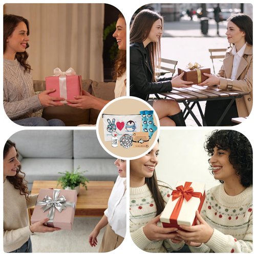 CORNER RUNNER Penguin Gifts for Women -6Pcs Unique Inspirational Penguins Stuff For Penguin Lovers