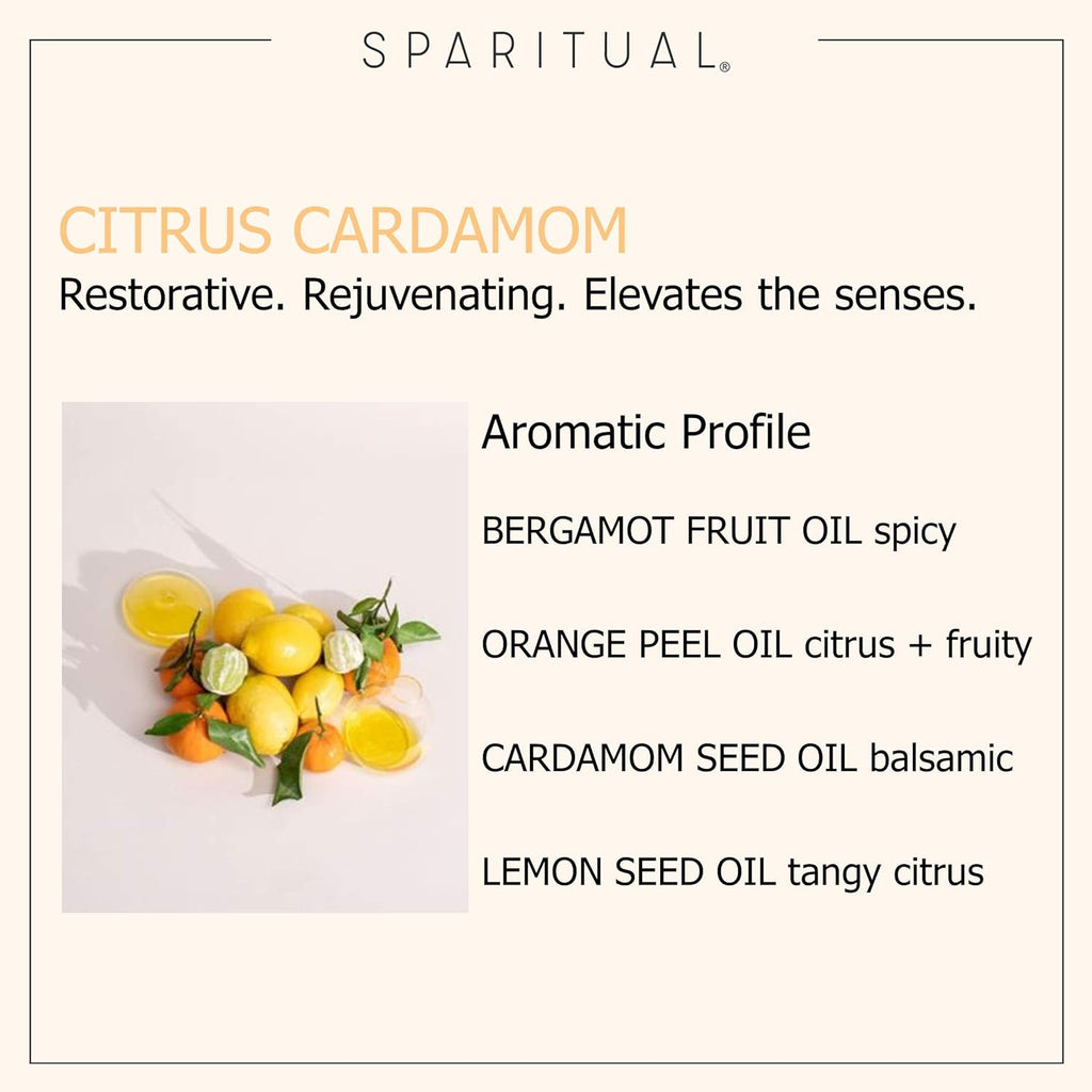 SPARITUAL Citrus Cardamom Vegan Hand Serum - Nourishing Moisturizer | 1oz