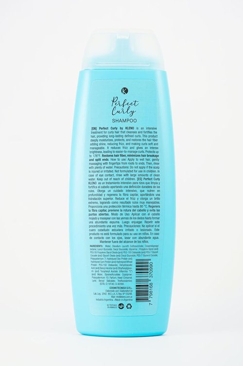Perfect Curly Shampoo - Vegan Anti-Frizz Formula for Enhanced Curl Definition | Intense Hydration, 11.83 fl oz