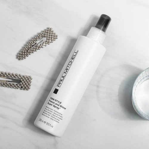 Paul Mitchell Freeze and Shine Super Hairspray - Maximum Hold & Shiny Finish for Coarse Hair
