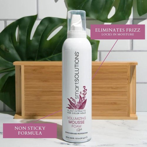 SMART SOLUTIONS Volumizing Mousse Foam - Non-Sticky Weightless Styling Aid, 8.5 oz
