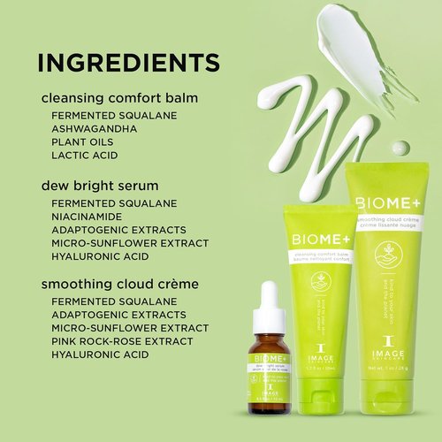 IMAGE Skincare BIOME+ Dew Bright Serum - Microbiome-Friendly Facial Serum for Enhanced Luminosity