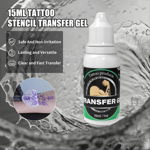 OFEYLE Tattoo Kit, Wireless Tattoo Gun Kit with LED Display 1600mAh Battery Rotary Tattoo Machine Kit for Beginners Complete Set with 10PCS Cartridge Needles, Ink Set, Transfer Gel and Transfer Papers