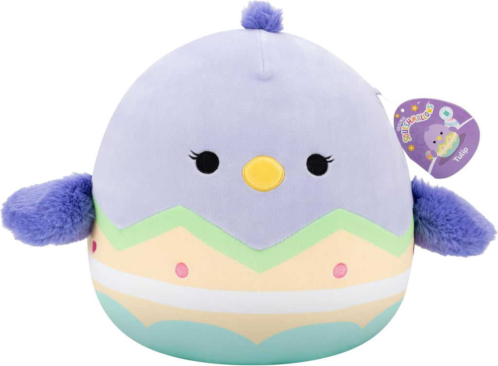 Squishmallows Original 12-Inch Tulip The Purple Chick | Official Jazwares Plush Toy