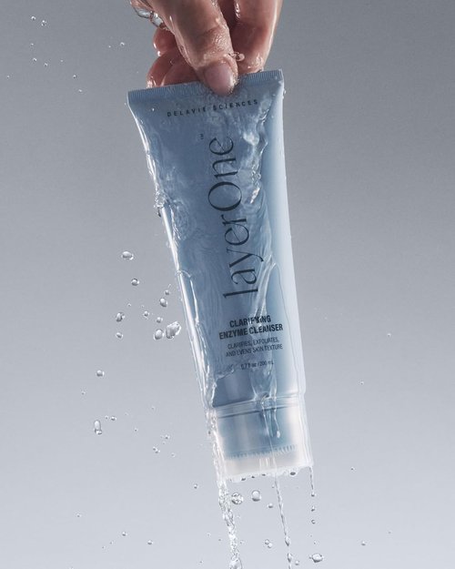 LayerOne Clarifying Enzyme Cleanser - Gentle Daily Exfoliant for Pore-Cleansing | 3.38 fl oz