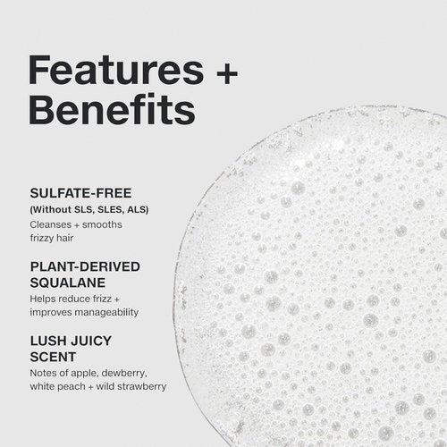 Paul Mitchell Super Smooth Shampoo - Controls Frizz & Adds Softness for Frizzy Hair