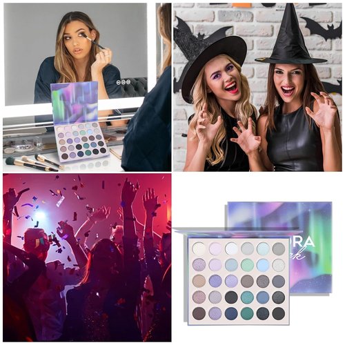 Skiennix Eyeshadow Palette - 30 Pigmented Matte & Shimmer Shades | Long-Lasting Waterproof Makeup