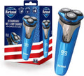 Skiennix Rechargeable Electric Rotary Shaver - Wet & Dry Use, Stainless Steel Blades, LCD Screen