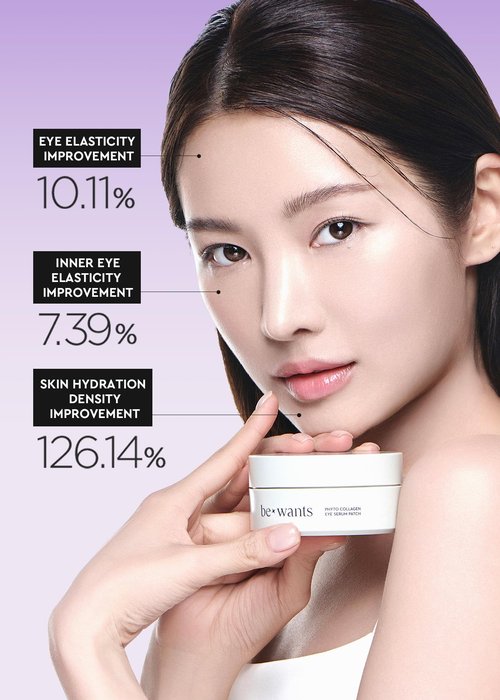 bewants Under Eye Patches for Puffy Eyes, Korean Under Eye Mask with Vegan Collagen and 71.9% Bamboo Water, Patches for Dark Circles and Cooling, 60 pieces