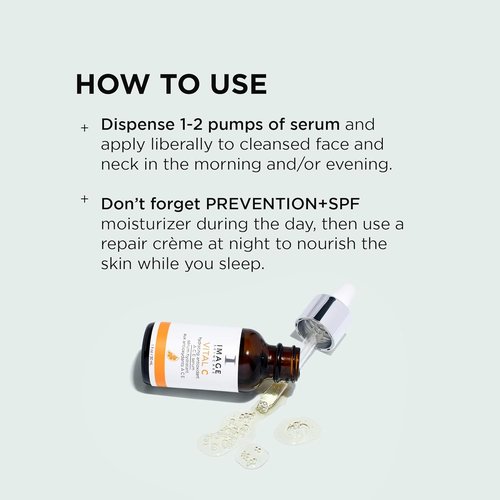 IMAGE Skincare VITAL C Hydrating Serum - Brightening Vitamin A, C & E Complex | 1 fl oz