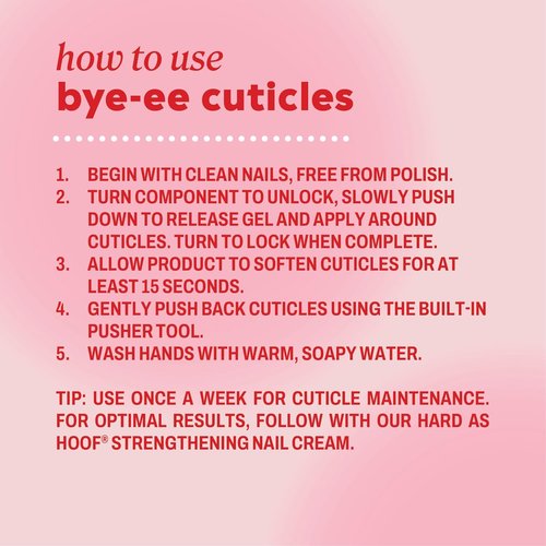ONYX Professional Cuticle Remover Gel - Vanilla Coconut Scent with Built-In Pusher, 0.43 fl. oz