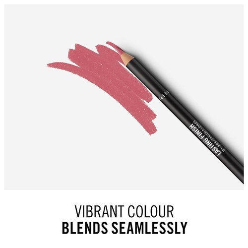 Rimmel Lasting Finish Lip Liner - 8HR Long-Lasting Formula in 120 Pink Candy | Pack of 3