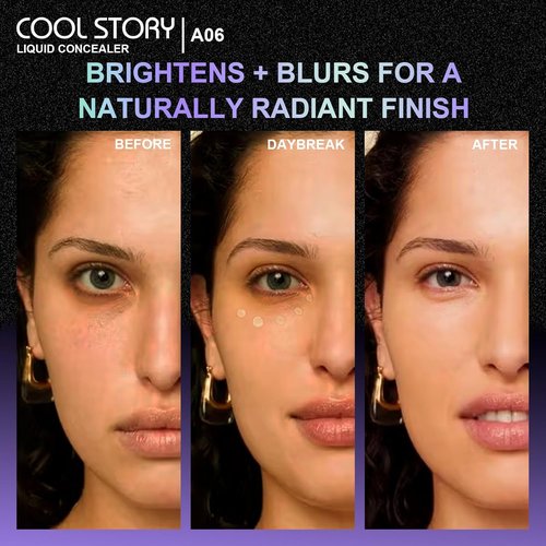Skiennix Full-Coverage Liquid Concealer - Long-Wearing, Buildable Medium Coverage | 0.06 Fl Oz (Warm Tan)