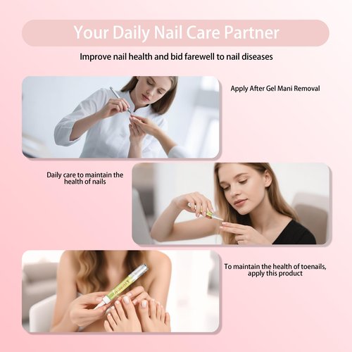 NGMATY 2PCS Cuticle Oil Pen, Finger Edge Manicure Nourishing Pen, Multiple Flavor Cuticle Revitalizer Oil Pen, Nail Strengthener And Growth For Damaged Skin Thin Nail, 2ml (Rose)