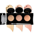 Dermaflage Waterproof Concealer Palette - Full Coverage Matte Finish for Face & Body | Hides Dark Circles & Acne, Light