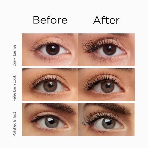 Lord & Berry Prodigious Mascara - Curling & Volumizing, Smudge-Free Formula with Diamond Powder, 0.33 fl oz