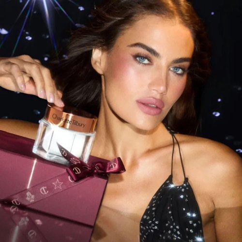 Charlotte Tilbury Magic Cream Forever Set - Firming & Hydrating Face Cream with Vitamins C & E, Peptide Complex & Hyaluronic Acid | Includes Refill Capsule