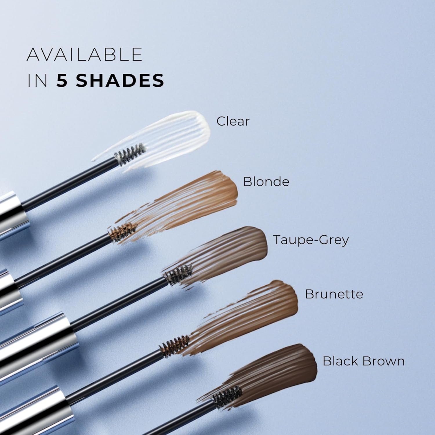 Wunderbrow Fluffy Brow Wax - 16-Hour Hold, Smudgeproof & Water-Resistant | Shade: Black/Brown