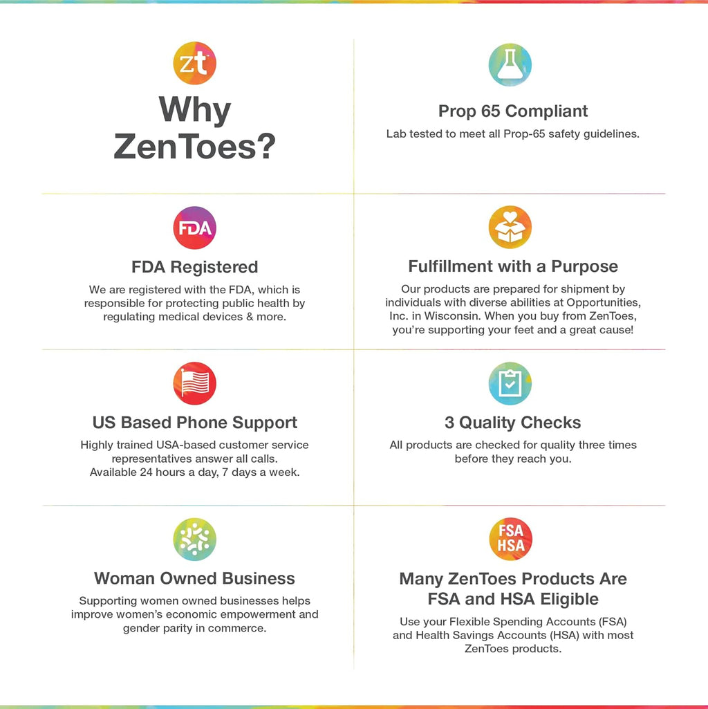 ZenToes Moisturizing Socks - Cracked Heel Treatment with Vitamin E & Jojoba Oil | Cotton Black, Regular Size