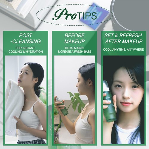 URBANAND City Breeze 32° Facial Spray, Vegan Skin Care, All in One Cooling Facial Mist, Korean Skin Care (5.07 fl oz.)