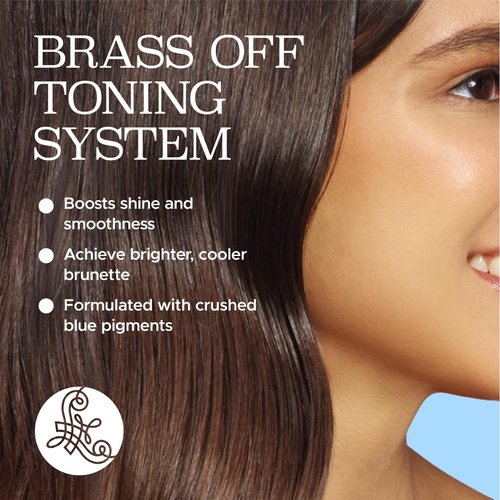 Luseta Blue Shampoo & Conditioner Set - Revive Cool Tones for Brassy Brunette Hair | 2x 16.9oz