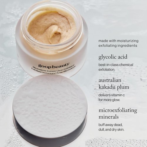 Goop Beauty Microderm Exfoliator - Exfoliating Scrub for Smooth Skin | 0.5 fl oz | Physical & Chemical Blend