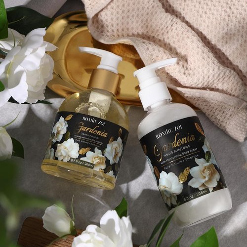 ROMIIE ZOI Daily Hand & Body Lotion - Moisturizing Shea Butter in Gardenia Scent | 236 ML / 8 FL OZ