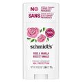 Schmidt's Vegan Deodorant - Aluminum-Free Rose & Vanilla | 24-Hour Odor Protection, 2.65 oz