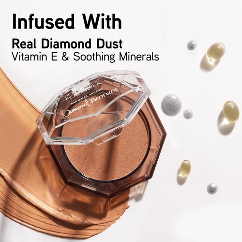 Physicians Formula Mineral Wear® Diamond Bronzer - Weightless Creamy Powder-Serum Hybrid for Dewy Finish | Bronze Gem