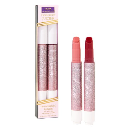 Tarte Maracuja Juicy Lip Balm Gloss - Nourishing Lip Butter with High-Shine Hydration | Vegan & Cruelty-Free