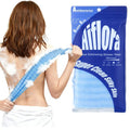 Back Scrubber for Shower and Dead Skin Removal, Exfoliating Body Scrubber for Smooth Skin Japan Washcloth for Shower & Bath, Versatile Body Scrub Towel, Ideal for Skincare, Deep Exfoliation Blue