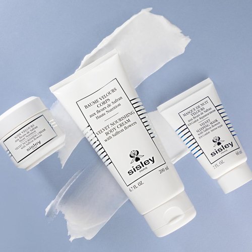Sisley Paris Velvet Nourishing Body Cream - Non-Greasy Moisturizer for Very Dry Skin - 200 mL | Saffron & Honey Blossom Scent