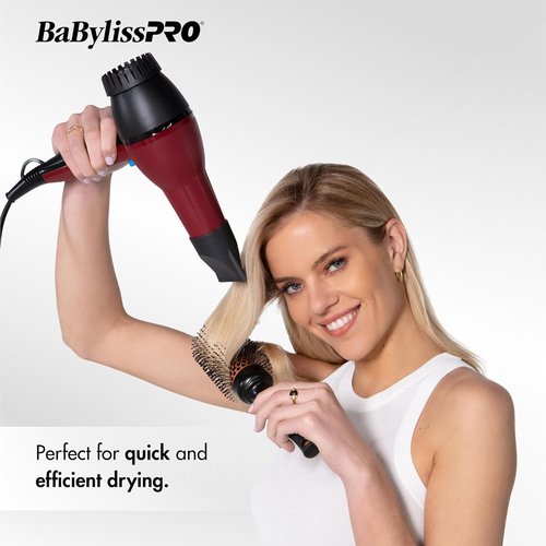 BaBylissPRO Turbo Xtreme Professional Hair Dryer - Fast Drying, Lightweight Design | Black