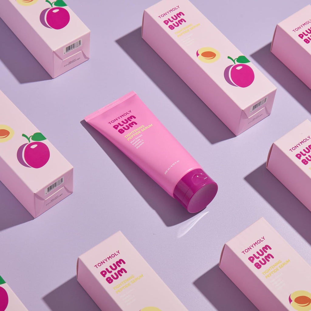 TONYMOLY Plum Bum Tightening Serum - Firming & Hydrating Body Treatment with Plum Extract, 6.76 fl oz