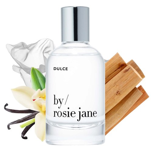 By Rosie Jane Eau De Parfum Spray - Dulce Clean Perfume for Women | Non-Toxic Body Mist with Creamy Vanilla, Brown Sugar & Warm Hinoki Wood - 50ml