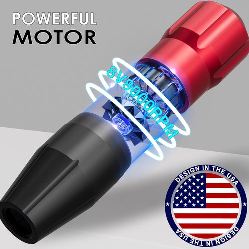 Neebol Tattoo Gun Kit - Wireless Tattoo Machine Kit with 2PCs 1600mAh Tattoo Battery with LED Digital Display, 20PCs Tattoo Cartridge Needles - Professional Tattoo Kit for Beginners Complete Set