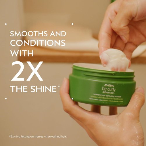 Aveda Be Curly Advanced Intensive Curl Perfecting Masque - Deep Conditioning for Curly & Wavy Hair | Silicone & Sulfate Free