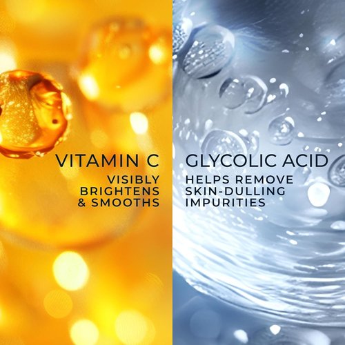 RoC Multi Correxion Revive + Glow Gel | Vitamin C Facial Cleanser with Glycolic Acid - 6 Ounces