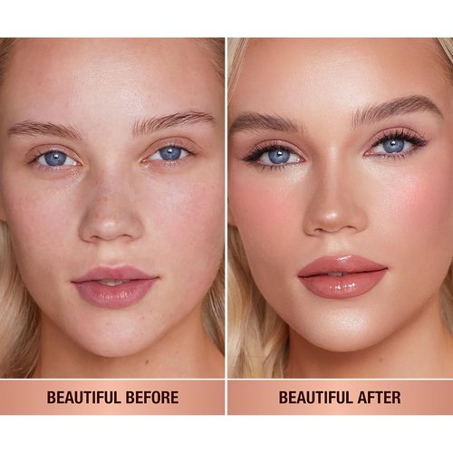 Charlotte Tilbury Pillow Talk Matte Liquid Blush Wand | Light-Reflecting Matte Blush with Cushion Applicator