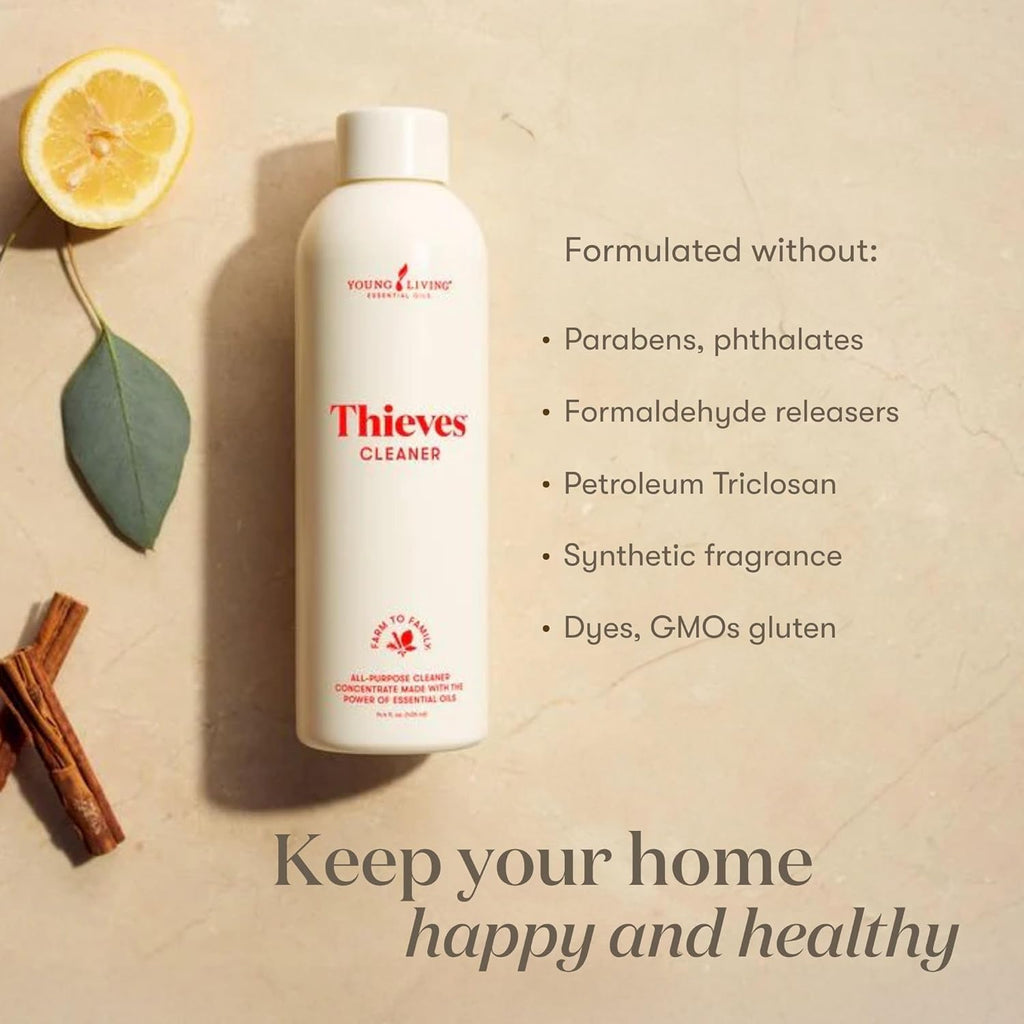 Thieves Household Cleaner - Plant-Based Multi-Surface Solution with Essential Oils | 14.4 oz for Home Cleaning