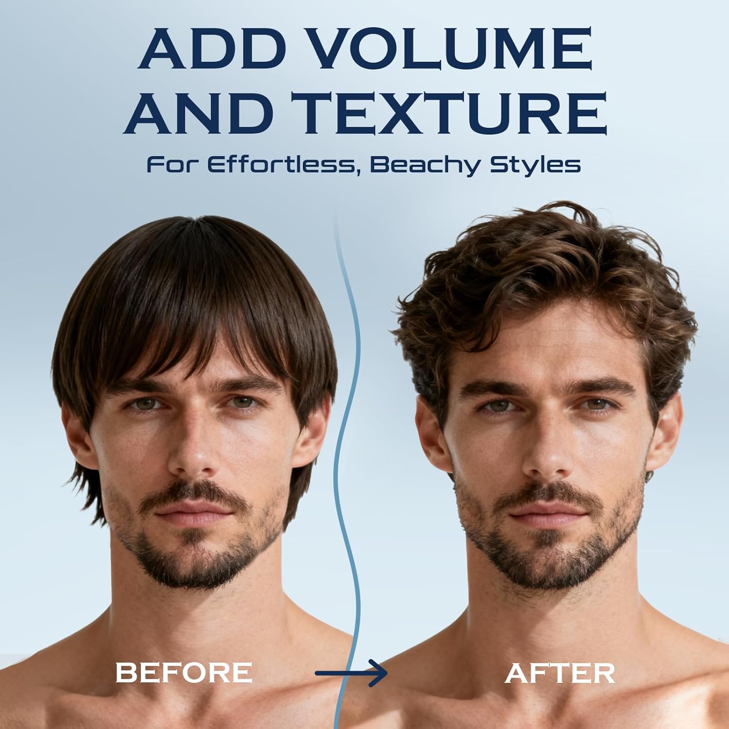 THEMANCODE Sea Salt Spray for Men - Texturizing Hairspray for Instant Volume | 8.8 Oz Travel Essential