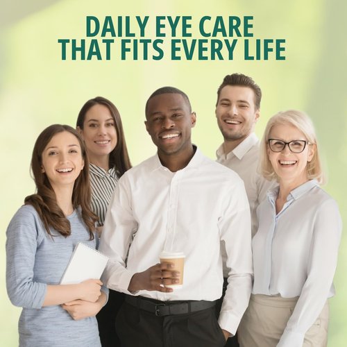 PURELID 100PCs Tea Tree Eyelid Wipes – Cleaning Eye Wipes for People with Dry Eyes & Allergies – Gentle Eyelid Cleanser with Hyaluronic Acid, Chamomile and Aloe – Individually Wrapped & Biodegradable